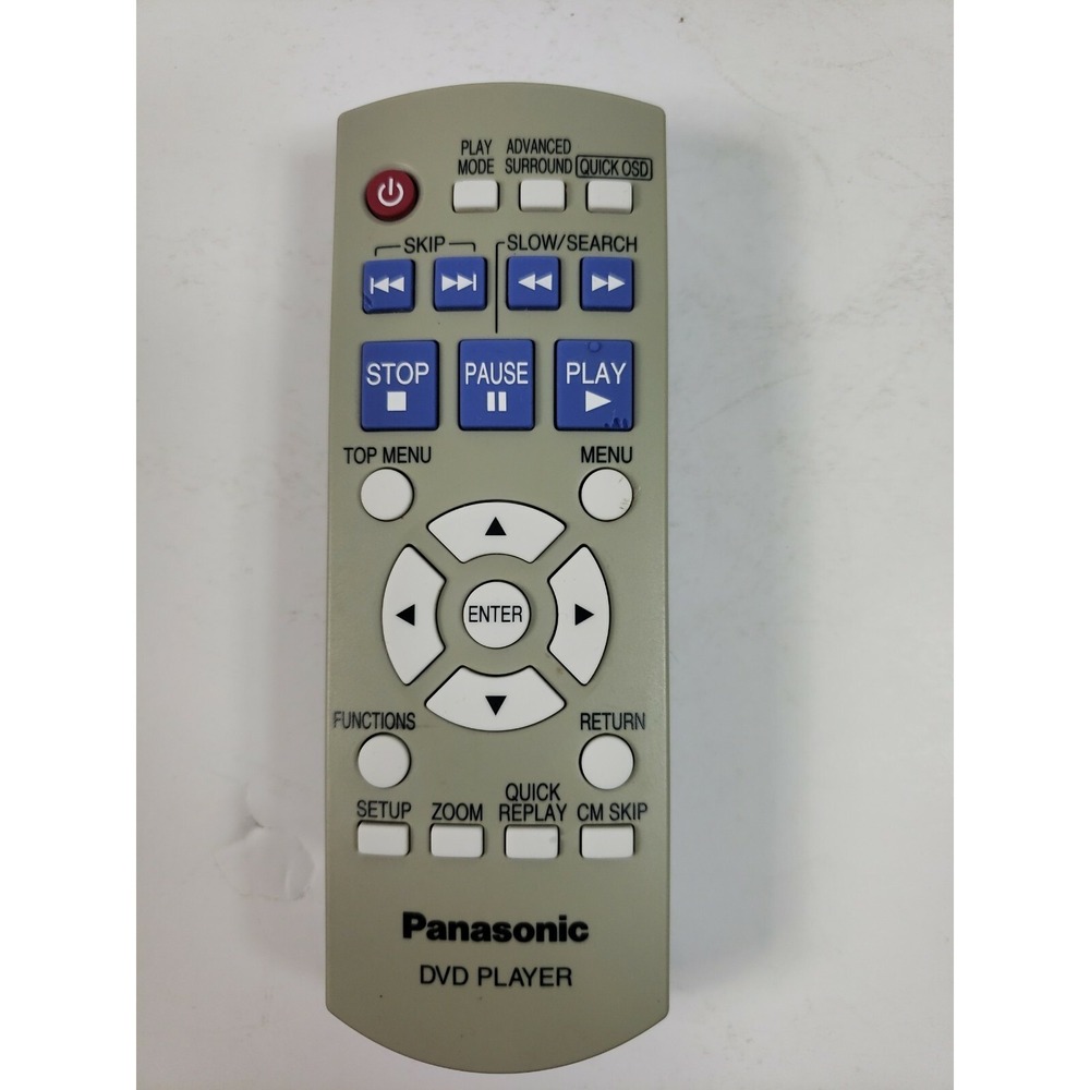 Genuine Panasonic N2QAYB000011 DVD Player‎ Remote Control DVDS1P DVDS1 DVDS1S P5